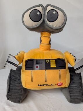 Disney Pixar WALL·E Yellow Robot Plush Toy 12" No Tag